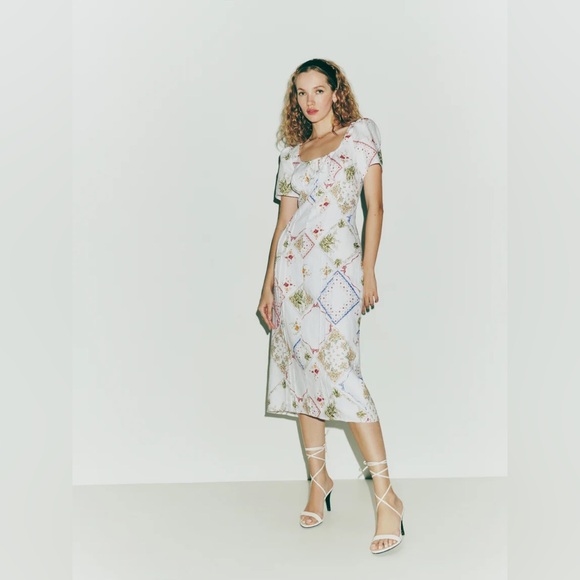 NWT Reformation Pierce Linen Dress Size 6 - Picture 10 of 10